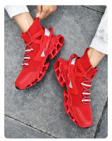 Zapatos de calcetín alto a la moda para hombre, zapatos deportivos informales antideslizantes para exteriores, zapatos transpirables para correr, calzado deportivo para caminar y trotar - details 24