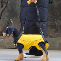 Arnés de elevación para perros con correa ajustable, soporte para piernas, portador transpirable con raya reflectante, cómodo - details 13