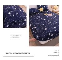 Protector de colchón Funda elástica para cama Dou Estrellas románticas Estampado nocturno - details 1