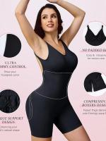 Mono Moldeador Sin Costuras Y Sin Espalda, Moldeador Corporal Simple Y Suave Con Control De Abdomen, Ropa Interior Y Moldeadora - details 3