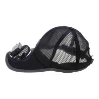 K Gorra de béisbol con protección solar para adultos, mini ventilador de refrigeración recargable por USB, malla transpirable, gorra de camionero estable para pescar, - details 2