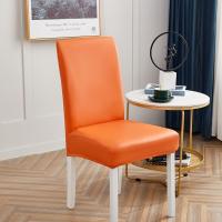 Impermeable elástico Cubierta de la Silla de Comedor Silla de Piel sintética Proteger Funda Protectora - details 1