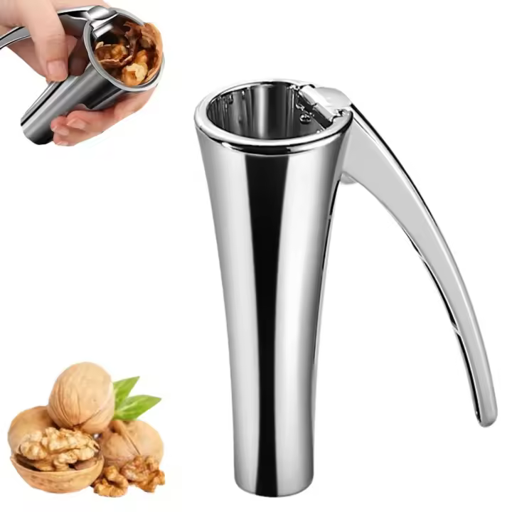 Herramienta de pelado de nueces de aleación de zinc, nueces reutilizables y cascanueces - 1