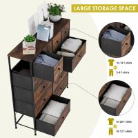 Vestidor para dormitorio, unidad organizadora de almacenamiento con tela, marco de Metal, 12 cajones, vestidores y cofres de cajones para pasillo, entrada - details 10