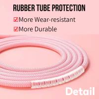Cuerda de Saltar Ajustable de 9MM de Algodón Resistente al Desgaste Sin Nudo Antideslizante de Gimnasio Material de Mango de EVA - details 1