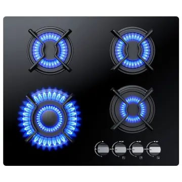 Placa Gas Electrolux EGG6407K - 4 Quemadores Encendido Automático