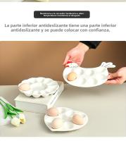 Bandejas de Cerámica Premium Diseño Elegante para Desayuno Ideal para Fiestas y Cenas Envío Rápido - details 8