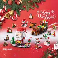 Juego de bloques de Navidad para niños, 24 días, calendario de envío, kits de bricolaje, regalos para niños a partir de 6 años - details 1