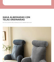 Cojín de respaldo Triangular para sofá, almohada decorativa para cabecera de cama, tumbona, lectura de TV, Lumbar - details 3