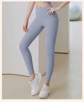 Leggings deportivos para mujer, pantalones de Yoga de secado rápido, mallas sin rastro de alta elasticidad, pantalones de Yoga de cintura alta para correr y levantar la cadera - details 2