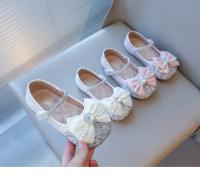 Zapatos de vestir para niñas, zapatos planos Mary Jane con lazo de diamantes de imitación, zapatos planos de princesa elegantes y dulces para la escuela, primavera y otoño, 2025 - details 3
