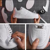 Zapatillas Clásico Blanco Negro AF1 Zapatillas Casual Hombre y Mujer al Aire Libre - details 4