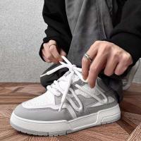 Zapatos de skate informales para hombre, zapatos de tabla negros de moda para caminar - details 6