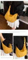Bolso cruzado minimalista de gran capacidad para mujer, bolso pequeño de hombro para estudiante, bolso de dumplings versátil, nuevo estilo - details 27