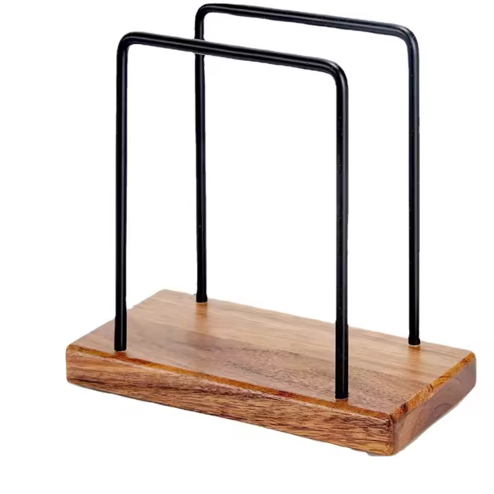Servilletero de madera Original para decoración de comedor, soporte de pie, dispensador de servilletas, artesanía de madera - 1