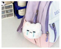 Nueva mochila para niñas, estudiantes de secundaria de escuela primaria, gran capacidad, alto valor, mochila versátil, mochila de color contrastante para mujeres - details 5