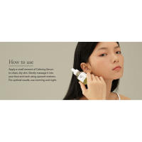 how to use Calming Serum Green tea + Panthenol