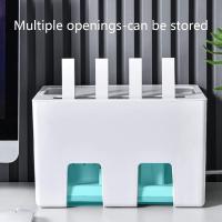 Caja de almacenamiento para enrutador Wifi de doble capa, organizador de cables para enchufe de escritorio, decodificador, artículo, caja de acabado oculta - details 3