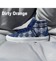 Zapatillas de lona azules étnicas de alta calidad Tamaño grande para hombres y mujeres - details 2