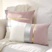 Funda de Cojín de Terciopelo ANUMEI de Lujo Pack de 2 45x45cm 30x50cm Decoración del Hogar Funda de Almohada Decorativa Sofá Diseño Gris Resistente a la Reducción Tipo de Cierre Cremallera - details 0