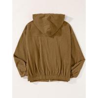 Chaquetas con capucha para mujer, abrigos informales, otoño - details 6