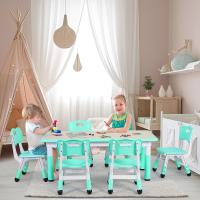 Mesa de Niños Ajustable en Altura Juego de Sillas de 4 Ideal para Jardín de Infantes y Habitación - details 16