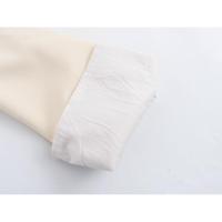 BUNO-2025 otoño nueva ropa de mujer estilo europeo y americano moda versátil casual chaqueta de traje suelta con rayas blancas. - details 7
