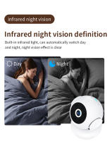 Cámara de seguridad para bebé, 1080p, vigilancia interior con detección de movimiento, visión nocturna, almacenamiento en la nube y tarjeta Tf - details 5