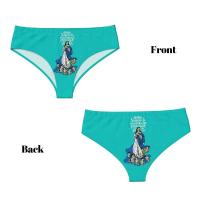 Bragas cortas personalizadas de la Virgen María de Guadalupe, ropa interior elástica para mujer - details 2