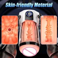 Empaque privado Automático Vibrador TPE Canal Vagina Manos Libres Masturbador Masculino Copa Bomba Juguetes Sexuales para Hombres 18 - details 2