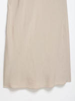 TRAFZA-vestido Midi elegante de fiesta de verano para mujer, sin mangas, asimétrico, con cuello oscilante, línea brillante, vestido ajustado decorativo - details 5