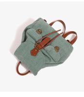Mochila de Denim Retro Bolsa de Viaje con Forro de Denim - details 2