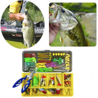 Señuelos de bandas blandas para lucioperca, conjunto de accesorios, wobblers para pesca - details 2