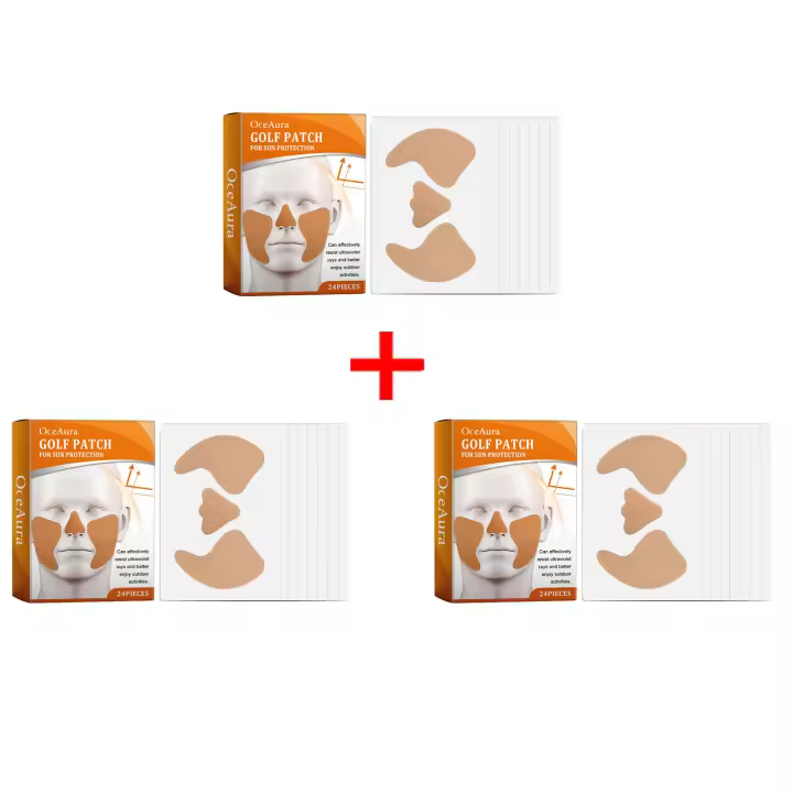 Parches Faciales de Protección UV Refrescante y Transpirable para Deportes al Aire Libre en Verano - 1