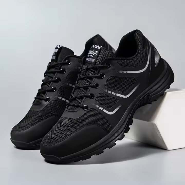 Zapatos de Entrenamiento de Fitness Físico Zapatos de Senderismo Negro para Hombres y Mujeres - 1