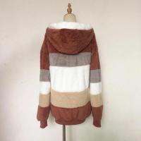Chaqueta para mujer 2024 nuevo Otoño Invierno cálido bolsillo de felpa ropa informal con capucha abrigo suelto para mujer - details 14