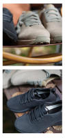 Dos usan hombres commuter low-top senderismo zapatos de piel de becerro transpirable impermeable oro V inferior resistente al desgaste garantía de calidad un año - details 6