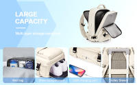 Mochila de Viaje Cabina Avion para hombre y mujer, Maleta de Mano con Cargador USB, para Ryanair, Easyjet - details 3