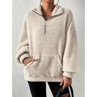 Sudaderas con cuello vuelto a la moda de otoño para mujer, Tops, suéteres para mujer - details 2