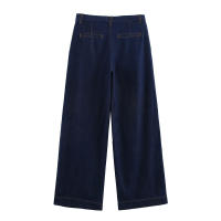 Conjunto de Denim de Moda para Mujeres OUWU Pantalones de Pierna Ancha y Cintura Alta - details 8