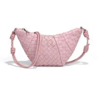 Bolso de Croissant tejido de alta gama hecho a mano para mujer, diseño Original de nicho, cruzado de un solo hombro, cuadrado pequeño, nuevo - details 7