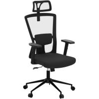 Silla Oficina con Reposacabezas y Reposabrazos Ajustables, Sillas Escritorio con Soporte Lumbar, Silla Ergonómica Escritorio para Despacho - details 3
