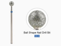 KADS Uñas drill brocas en forma de bola, herramientas de manicura de acero de tungsteno para limpieza de piel muerta, removedor de cutículas y pedicura, 2,35mm - details 12