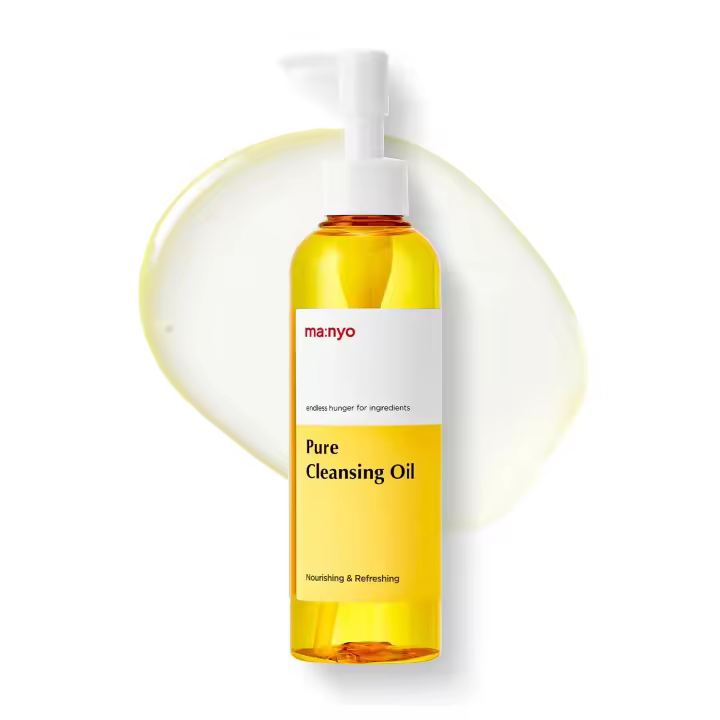 MANYO FACTORY Aceite de limpieza puro 6.7 fl oz (200 ml) Limpiador facial coreano, derretimiento de puntos negros, eliminación de maquillaje diario con argán - 1