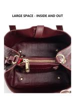 Bolso Bandolera Para Mujer CH Embossed Con Diseño De Impresión De Letras Gran Capacidad Elegante Temperamento Bolso De Mano Casual - details 31