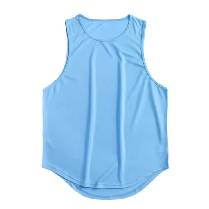 Summer Gym Tank Top Men Mesh Clothing Quick Dry Bodybuilding Sleeveless T Shirt Fitness Singlets Basketball Sports Muscle Vest - 1