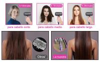 Secador de Pelo de Iónico Profesional potente, 2000W, 30 millones de iones negativos para Secado Rápido, 3 Velocidades - details 0