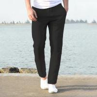 Pantalones de Lino y Algodón para Hombre Novedad de Otoño, Transpirables de Color Sólido, Ropa de Calle Deportiva S-3XL - details 10