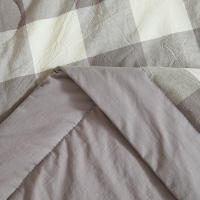 Bonenjoy, 1 unidad, edredón de verano, edredón de estilo a cuadros, edredón fino suave, manta acolchada para habitación de niños y adultos (sin funda de almohada) - details 5