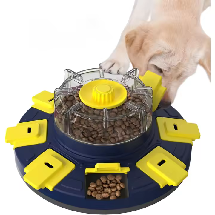 Juguetes Interactivos para Perro, Juguete Rompecabezas para Perro con 3 Niveles de Dificultad, Dispensador de Premios para Perro, Juguete de Alimentación Lenta para la Mayoría de Los Perros - Verde - 1